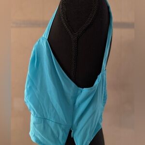 Blue Sleeveless Top